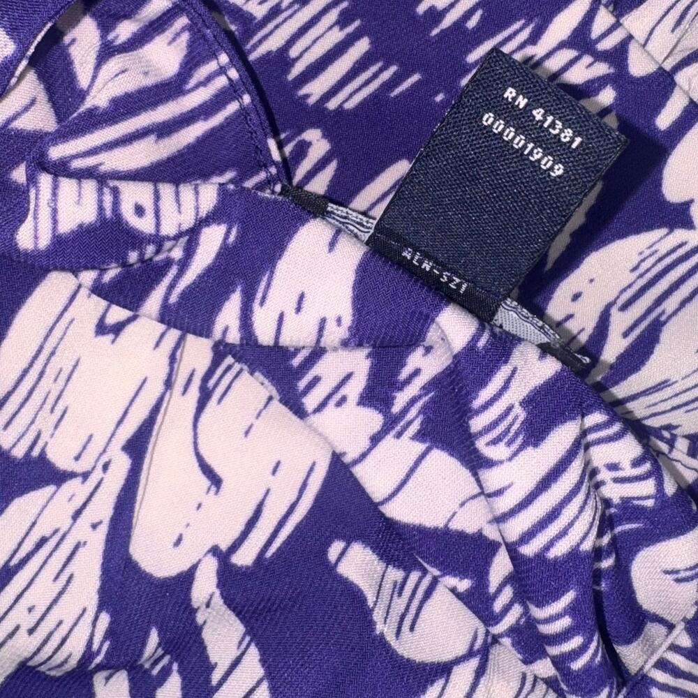 Purple White American Living 4 Maxi Dress - Picture 6 of 9